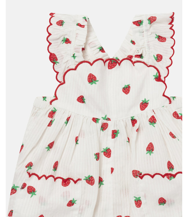 Stella McCartney Stella McCartney - Strawberry Print Cotton Jacquard All-In-One