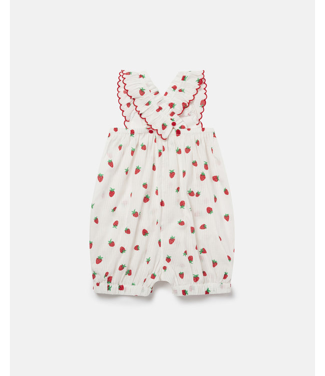 Stella McCartney Stella McCartney - Strawberry Print Cotton Jacquard All-In-One