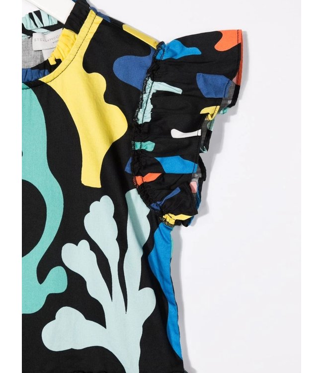 Stella McCartney Stella McCartney - graphic-print flared midi dress