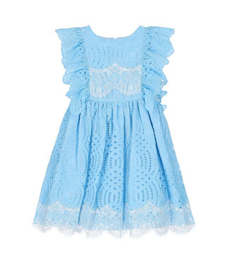 Patachou Patachou - Girls Blue Lace Dress
