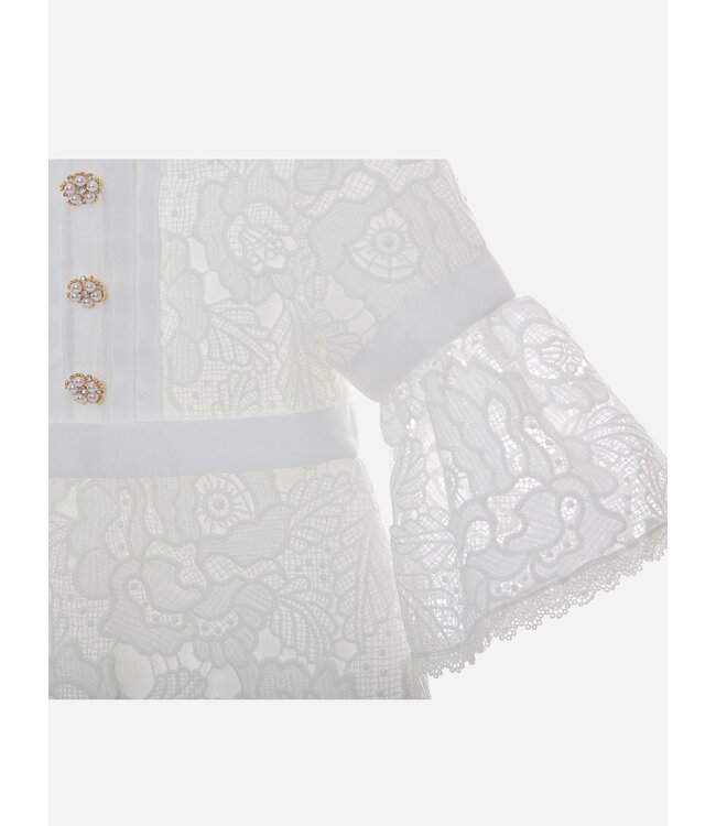 Patachou Patachou - Lace Dress _Off White