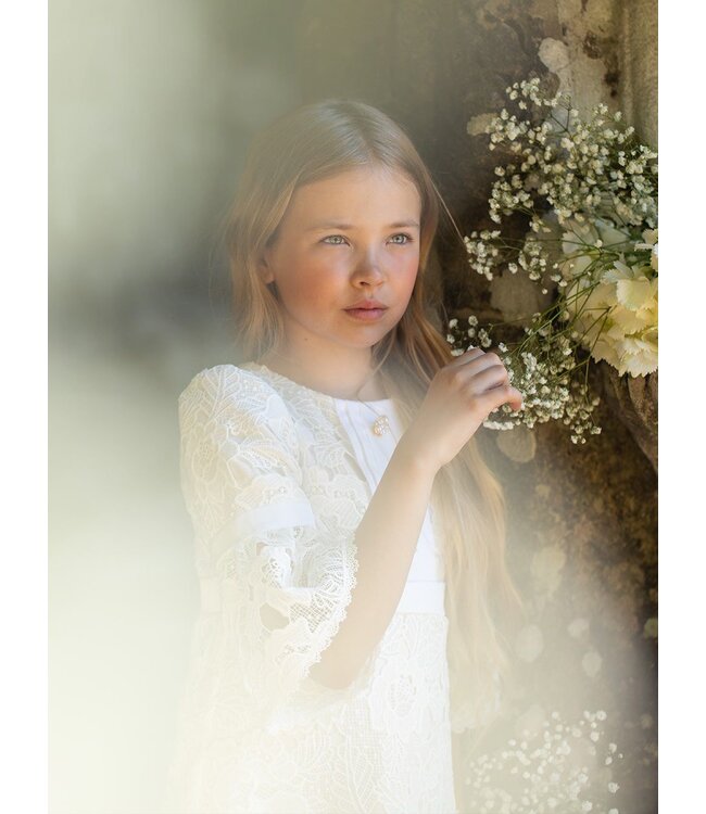 Patachou Patachou - Lace Dress _Off White