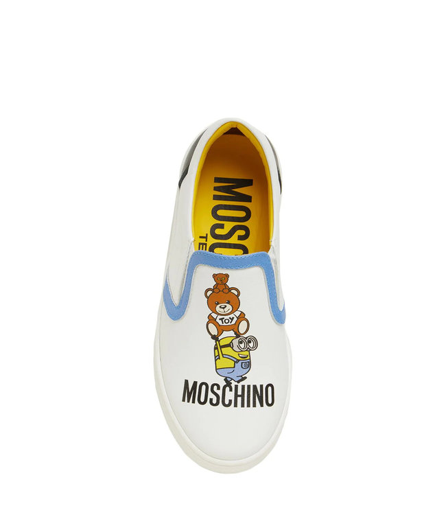 Moschino Moschino - MINIONS LEATHER SLIP-ON SNEAKERS
