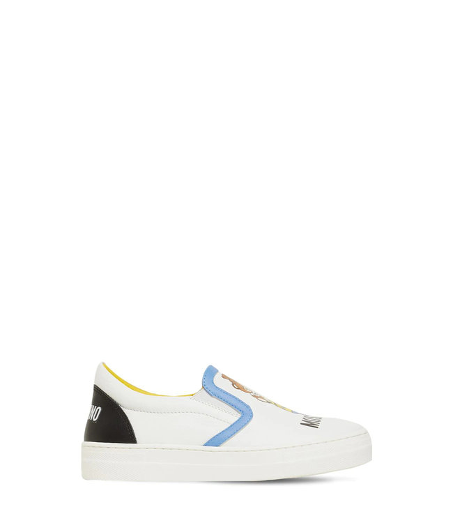 Moschino Moschino - MINIONS LEATHER SLIP-ON SNEAKERS