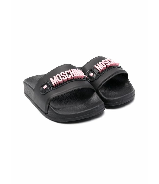 Moschino Moschino - appliqué-logo slides