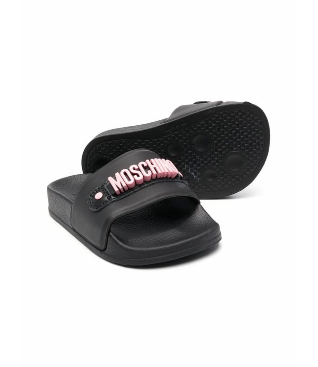 Moschino Moschino - appliqué-logo slides