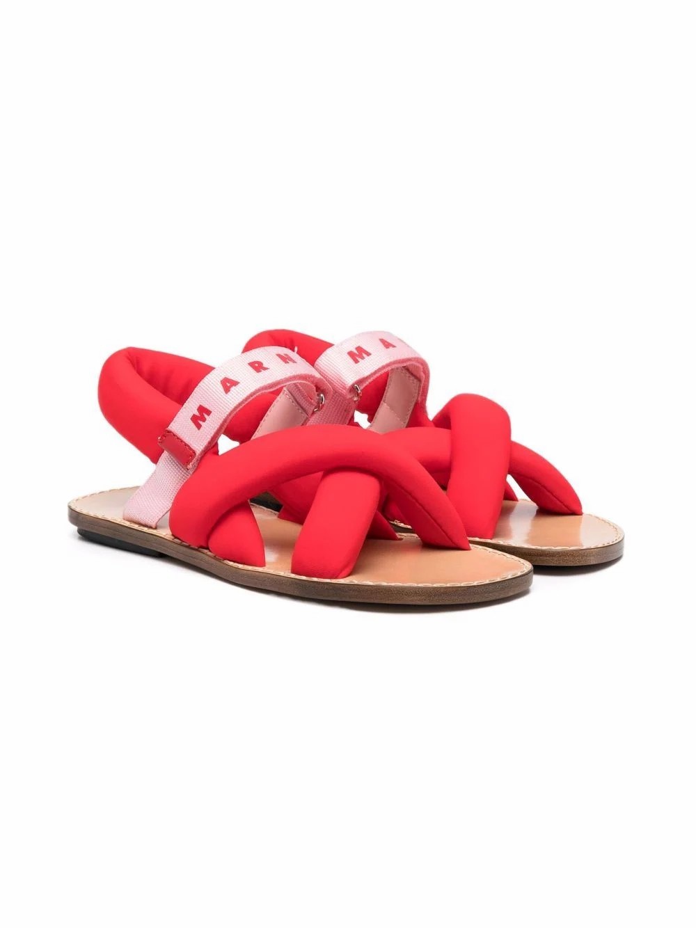 Marni - TEEN cross-strap sandals