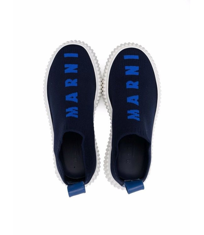 Marni Marni - logo-print pull-on sneakers