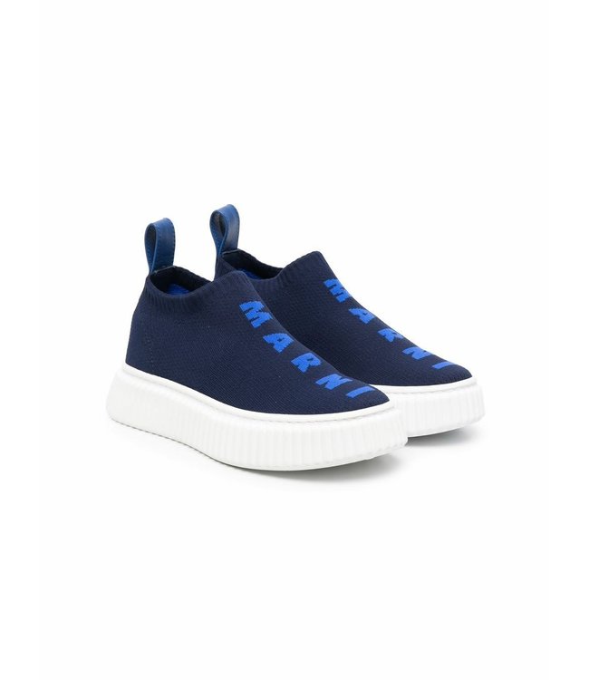 Marni Marni - logo-print pull-on sneakers