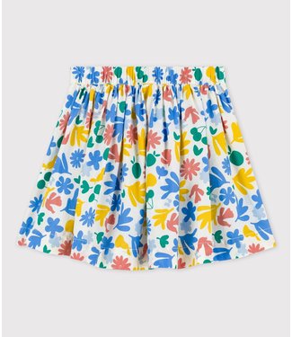 Petit Bateau Petit Bateau - GIRLS' PRINTED POPLIN SKIRT