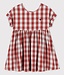 Petit Bateau Petit Bateau - GIRLS' SHORT-SLEEVED POPLIN DRESS