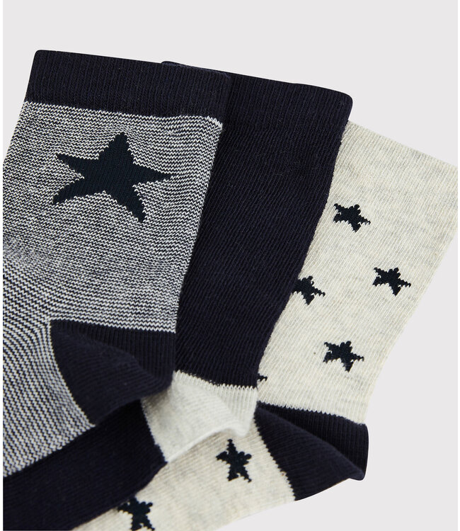 Petit Bateau Petit Bateau - UNISEX SOCKS - 3-PACK