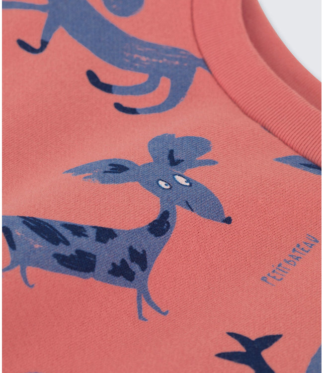 Petit Bateau Petit Bateau - CHILDREN'S UNISEX FLEECE SWEATSHIRT