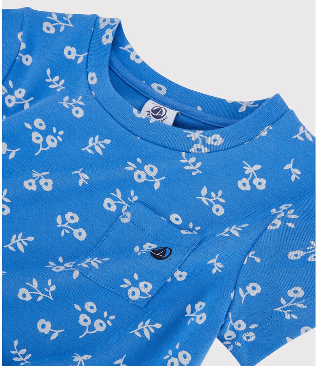 Petit Bateau Petit Bateau - GIRLS' SHORT-SLEEVED COTTON DRESS