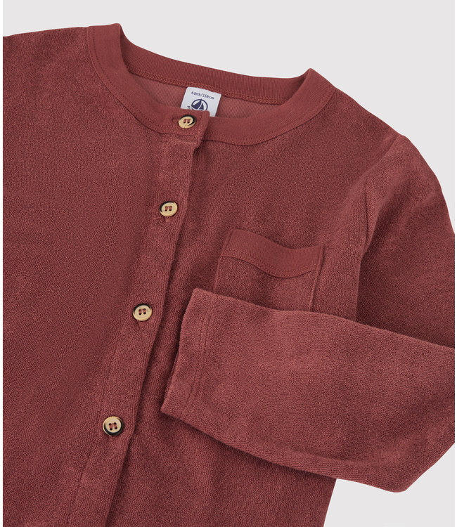 Petit Bateau Petit Bateau - GIRLS' TERRY CARDIGAN