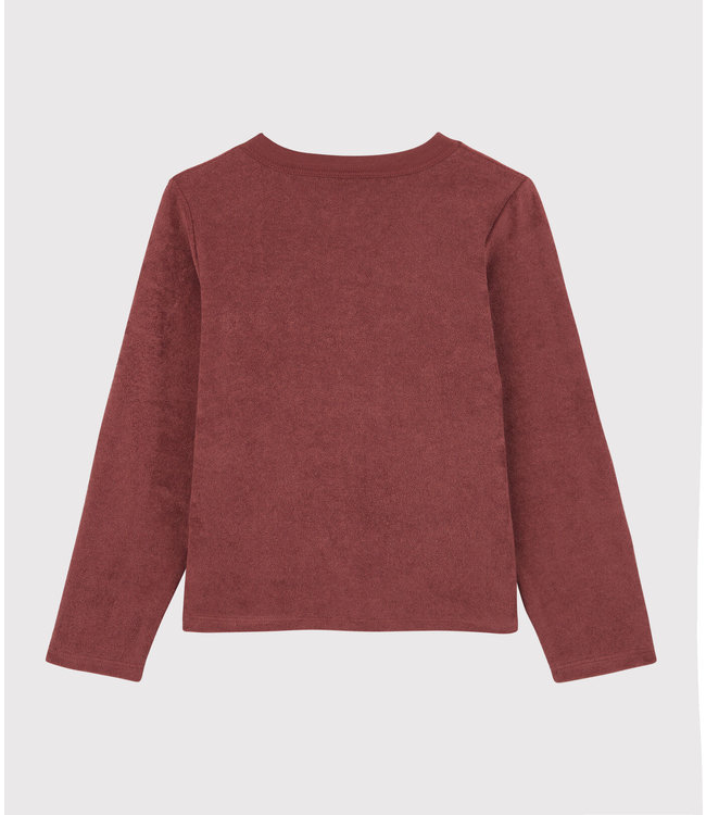 Petit Bateau Petit Bateau - GIRLS' TERRY CARDIGAN