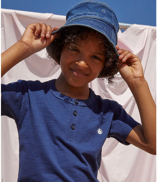 Petit Bateau Petit Bateau - UNISEX CHILDREN'S DENIM SUN HAT