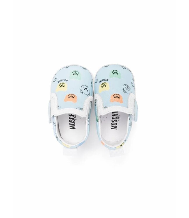 Moschino Moschino - teddy logo-print shoes
