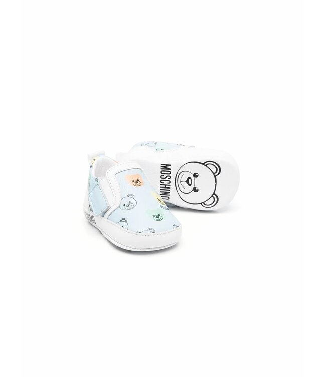 Moschino Moschino - teddy logo-print shoes