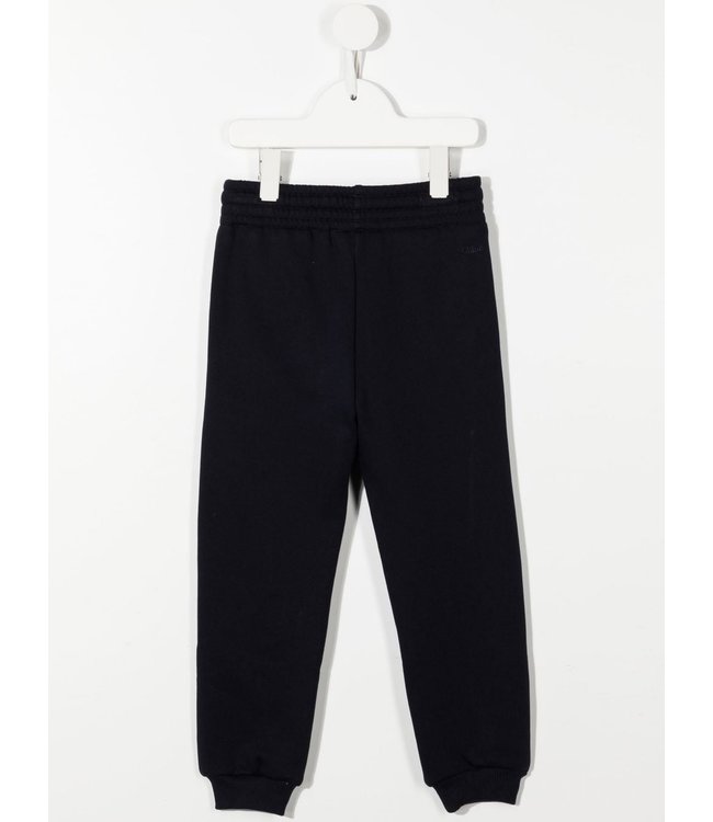 Chloe Chloe - scallop-stitch detail joggers