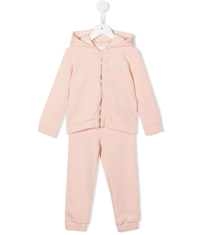 Chloe Chloe - logo-embroidered tracksuit set