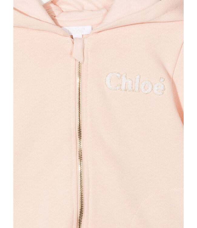 Chloe Chloe - logo-embroidered tracksuit set