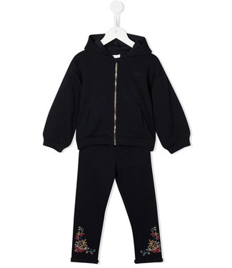 Chloe Chloe - embroidered-detail tracksuit set