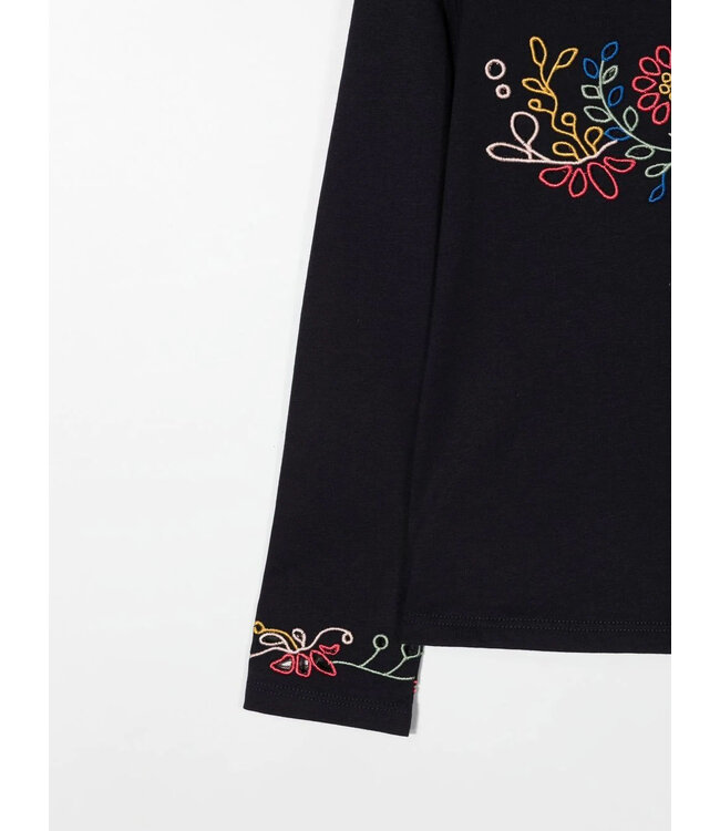 Chloe Chloe - floral-embroidered long-sleeve blouse