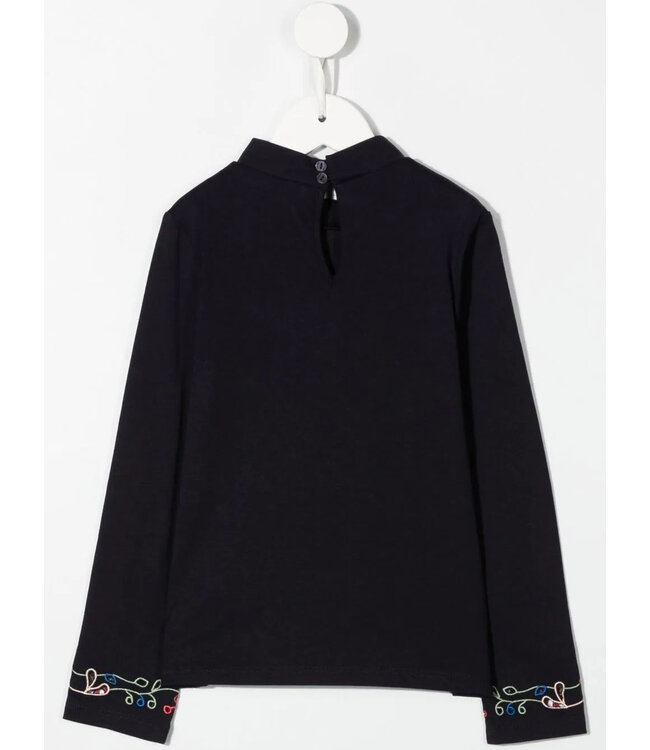Chloe Chloe - floral-embroidered long-sleeve blouse