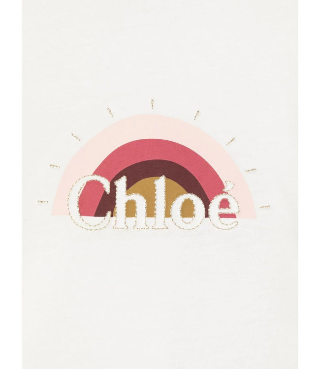 Chloe Chloe - logo print long-sleeve T-shirt