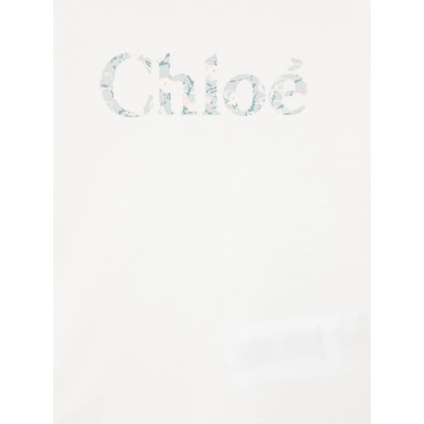 Chloe Chloe - logo-print long-sleeve T-shirt