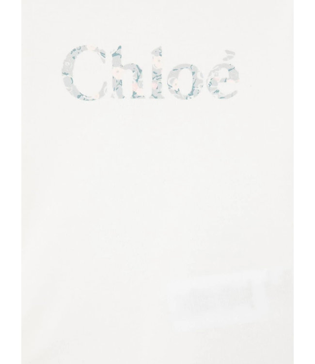 Chloe Chloe - logo-print long-sleeve T-shirt