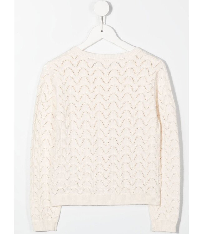 Chloe Chloe - open-knit long-sleeve cardigan