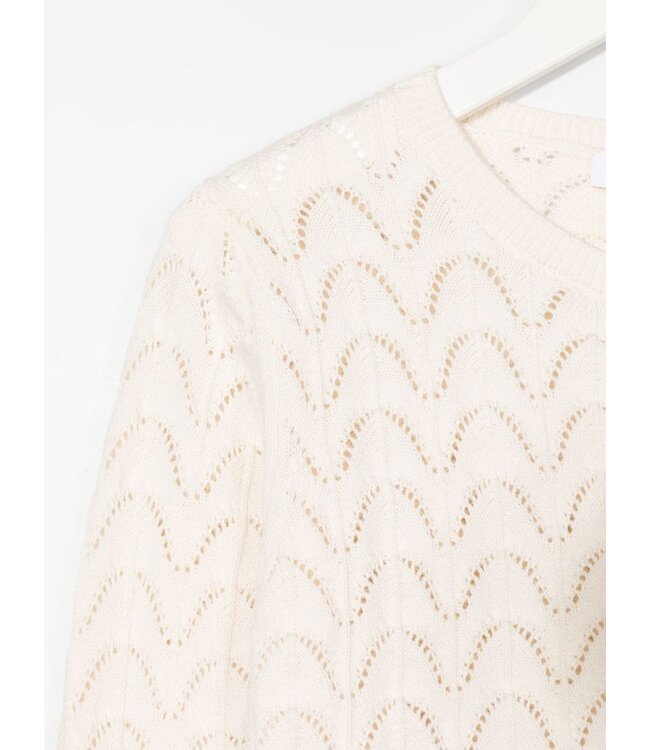 Chloe Chloe - open-knit long-sleeve cardigan
