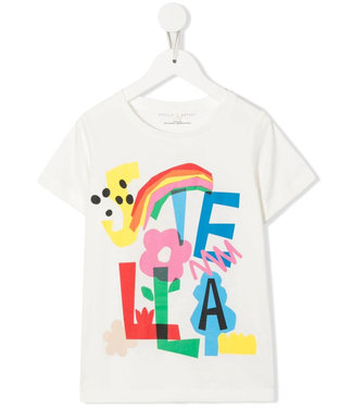 Stella McCartney Stella McCartney - graphic-print sustainable cotton T-shirt