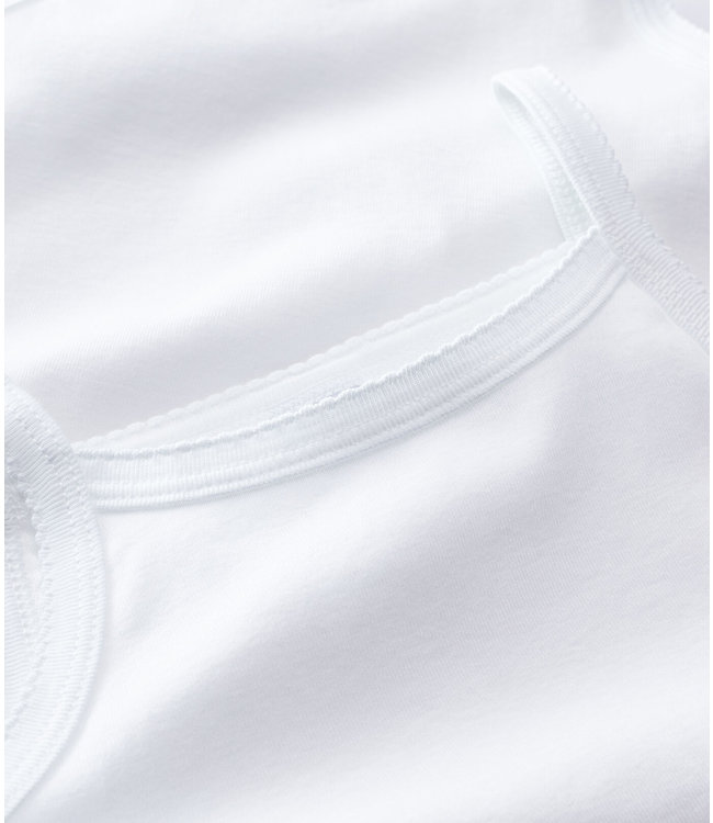 Petit Bateau Petit Bateau - GIRLS' WHITE STRAPPY TOPS - 2-PACK