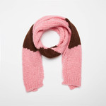 Weekend House Weekend House - Pink dot wool scarf