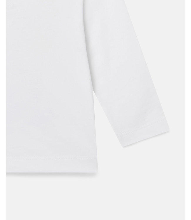 Stella McCartney Stella McCartney - Rainbow Logo Print Cotton T‐Shirt