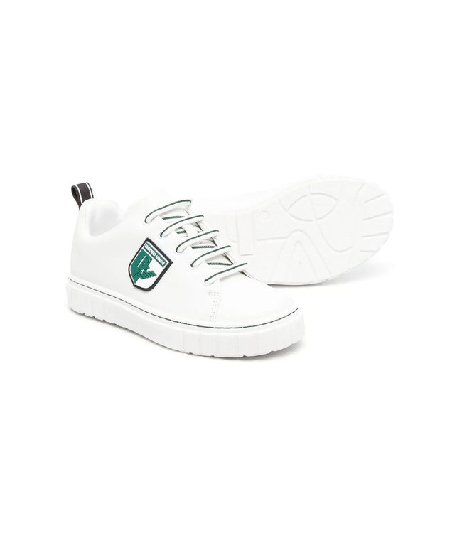 Emporio Armani Emporio Armani - logo-patch low-top sneakers
