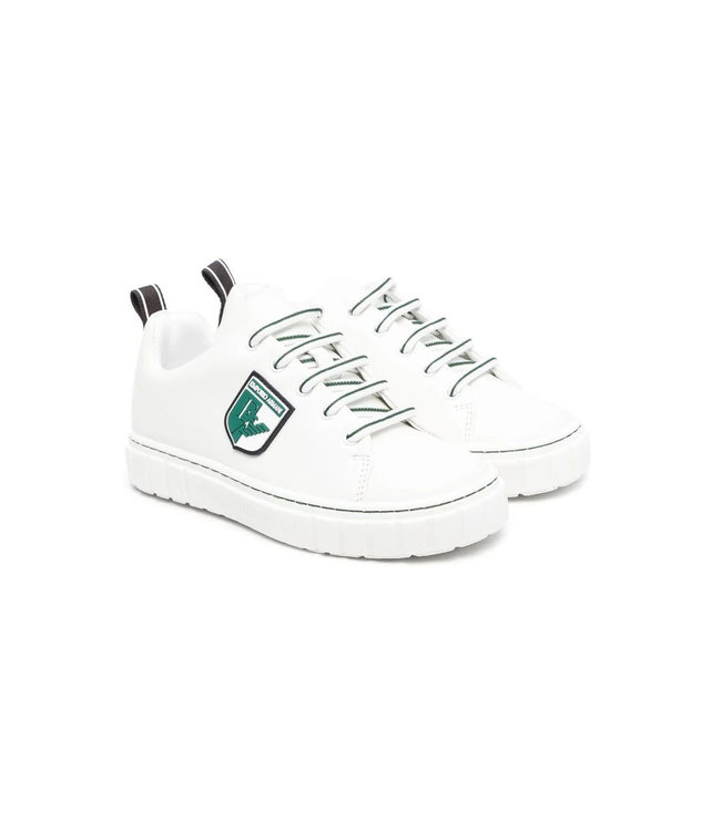 Emporio Armani Emporio Armani - logo-patch low-top sneakers