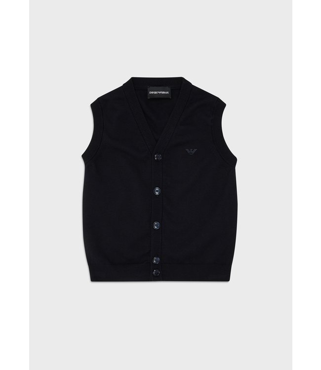 Emporio Armani Emporio Armani - Buttoned, knit V-neck gilet