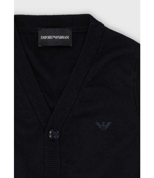 Emporio Armani Emporio Armani - Buttoned, knit V-neck gilet