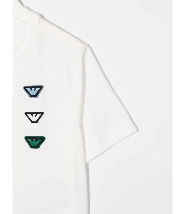 Emporio Armani Emporio Armani - logo-patch short-sleeve T-shir