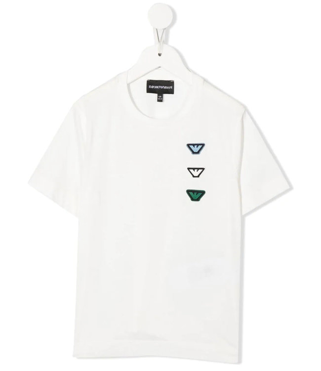 Emporio Armani Emporio Armani - logo-patch short-sleeve T-shir