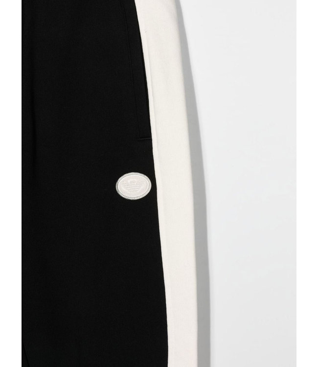 Emporio Armani Emporio Armani - side-stripe cotton trousers