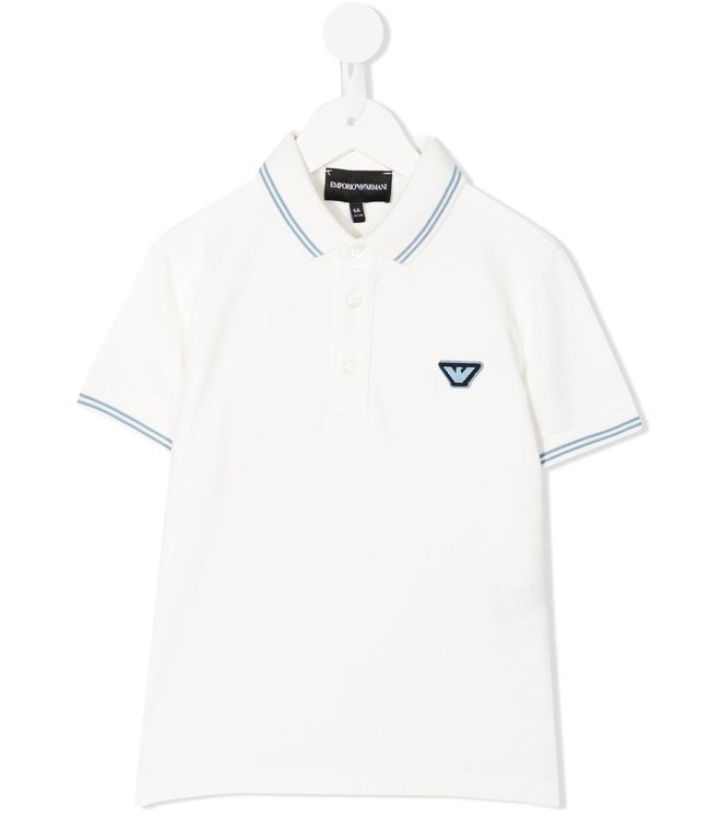 Emporio Armani Emporio Armani - logo-patch polo shirt