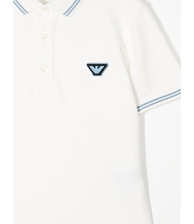 Emporio Armani Emporio Armani - logo-patch polo shirt