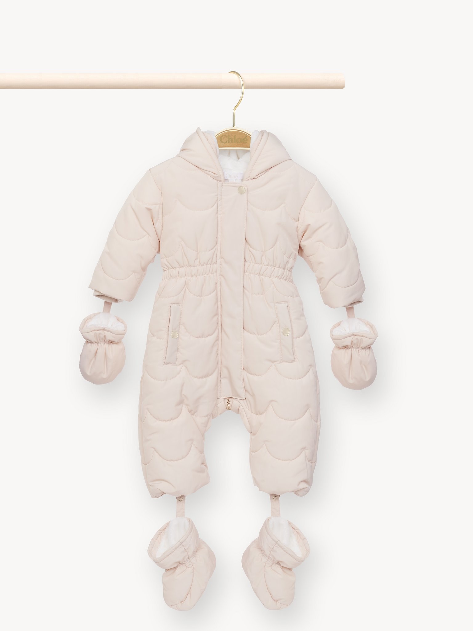 Baby puffer cheap jumpsuit