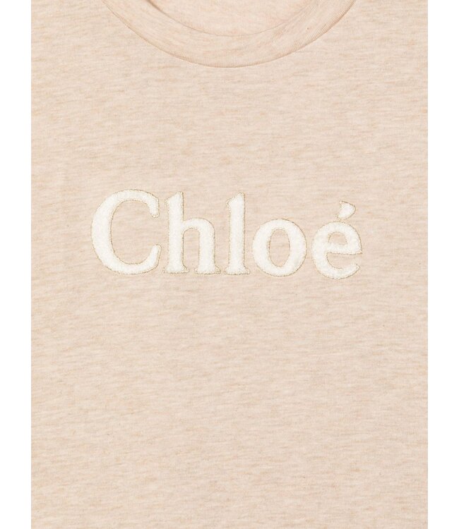 Chloe Chloe - logo-embroidered long-sleeve T-shirt