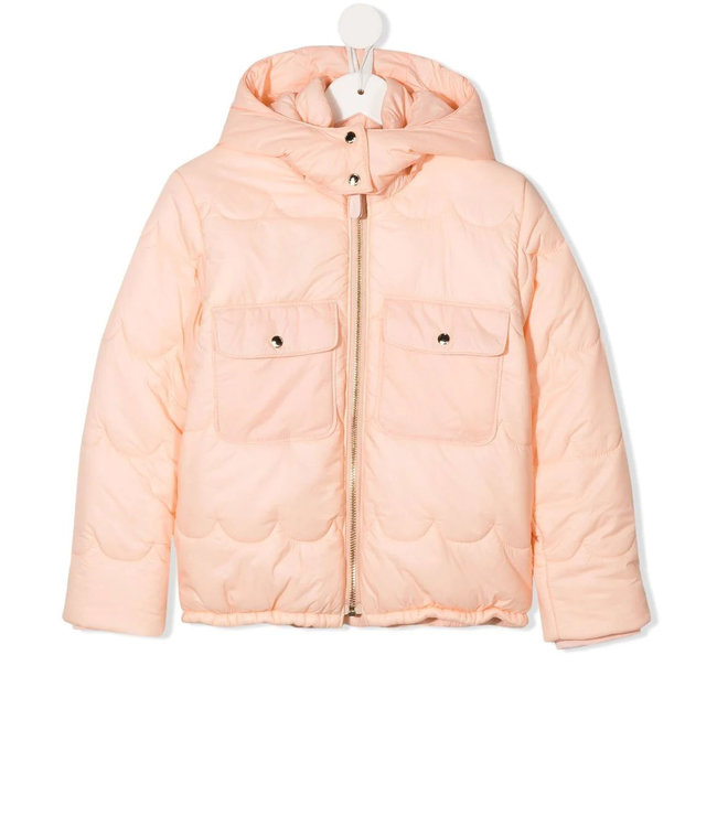 Chloe Chloe - scalloped padded puffer coat